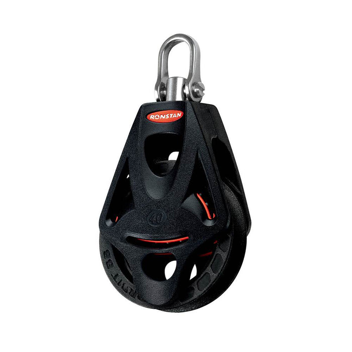 Ronstan RF45110 Series 40 BB Block, Swivel Head & Becket