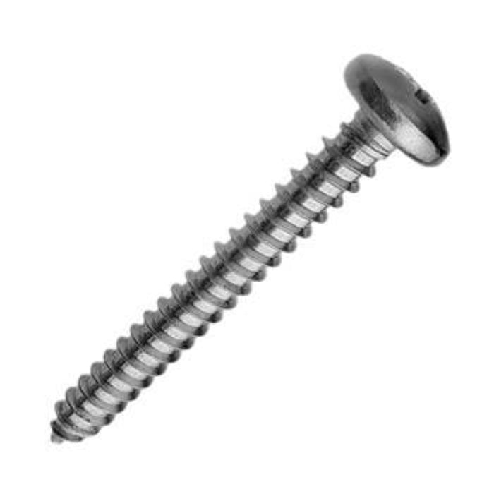 Self Tapping Screw Gauge 10 x 1.5" Pozi Pan Head - Laser/ILCA Screw - A4 Stainless Steel