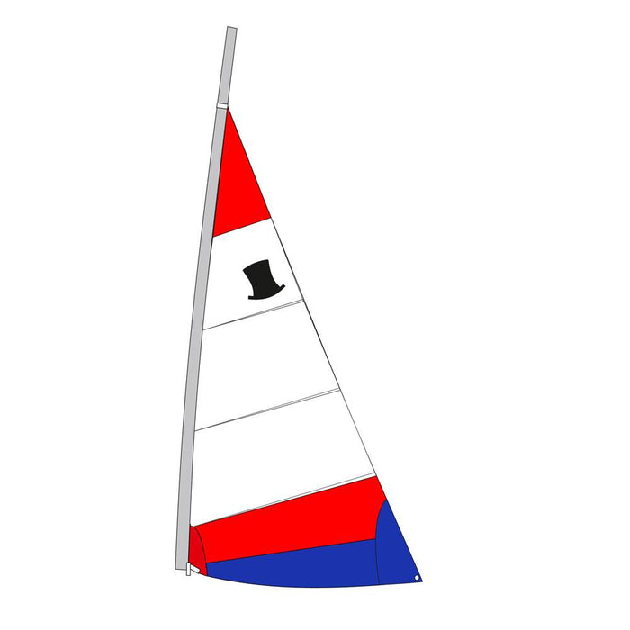 Official Topper Sail 4.2 - Red/Blue - Folded