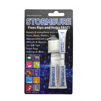Stormsure Flexible Repair Adhesive - 3 x 5g - Clear