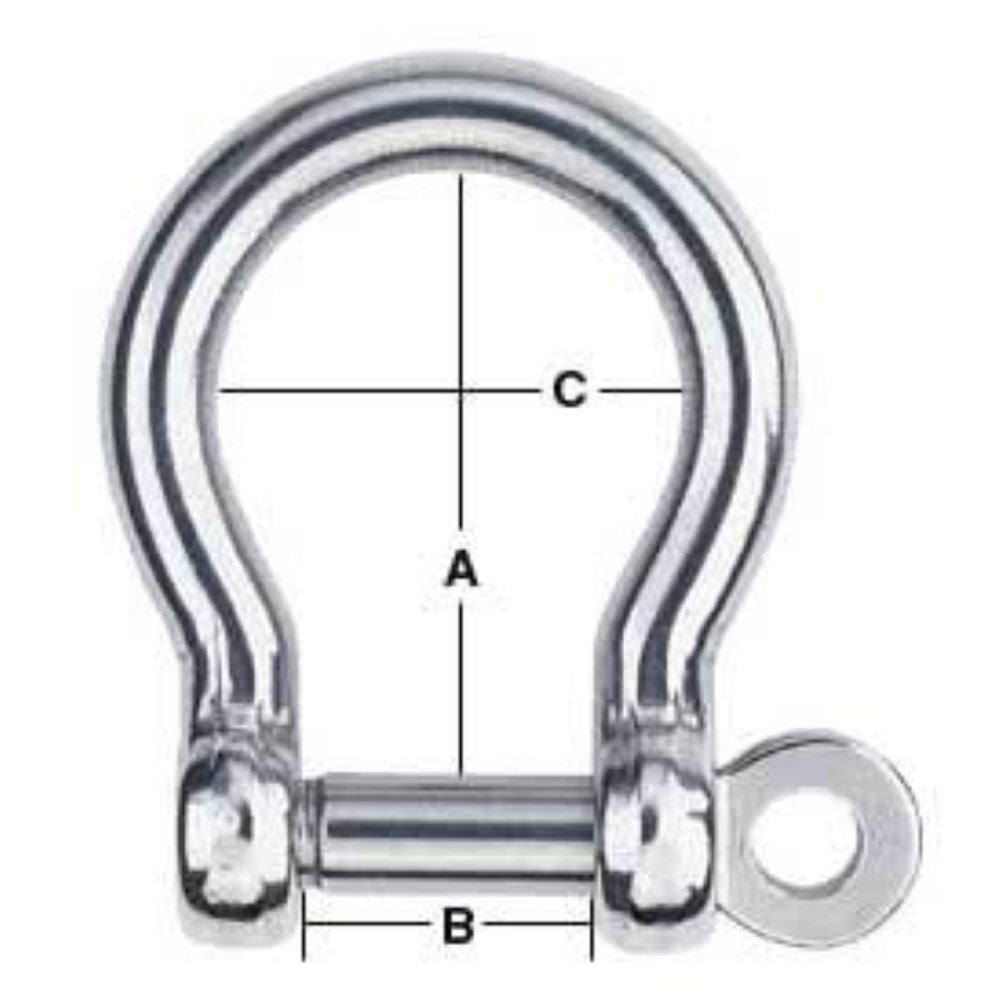 Harken 2103 5mm Forged Bow Shackle