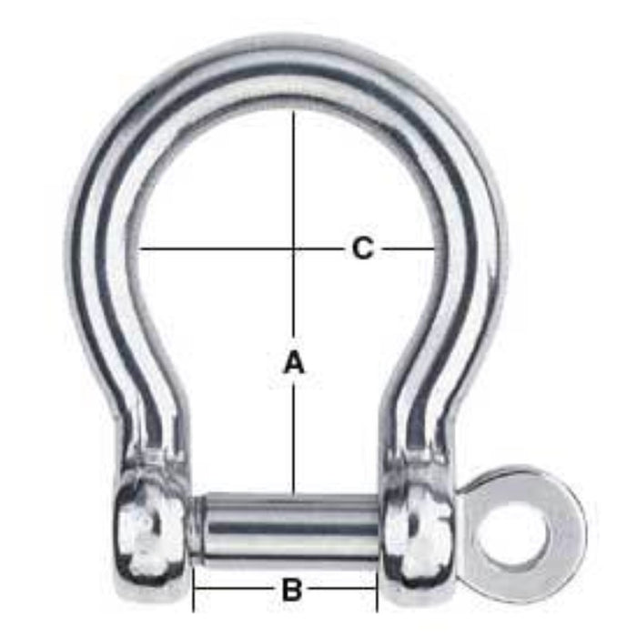 Harken 2110 6mm Forged Bow Shackle