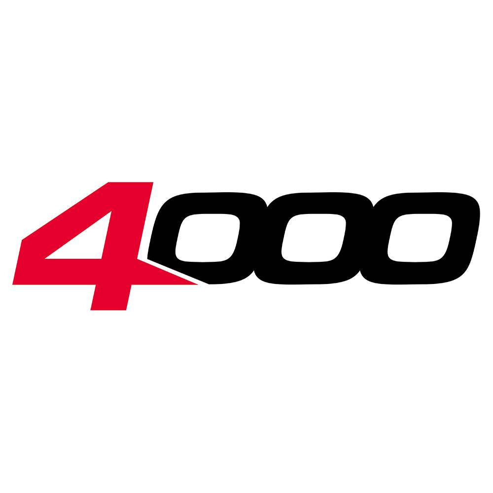 4000 Sticker - 250mm (RED-BLACK)