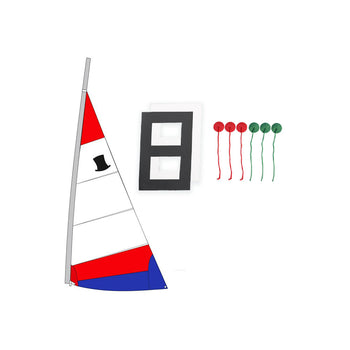Official Topper Sail 4.2 - Red/Blue - Folded Sail Combo Deal