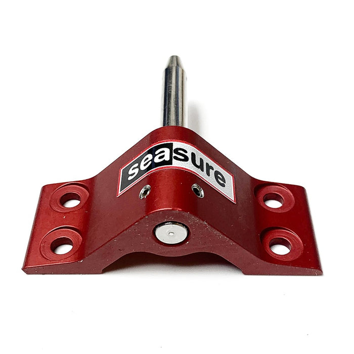 Seasure 18.14R 8mm Bottom Transom Pintle (RED) - 4 Hole - Removable
