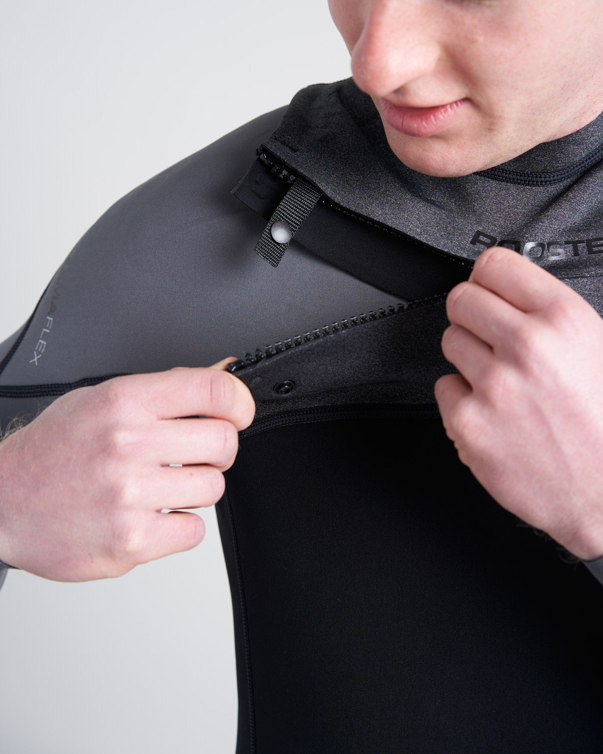 ROOSTER ロングジョン グレー/ブラック　セーリングウェア Rooster ThermaFlex Full Length Westsuit, Unisex, Black/Grey, 3/2mm