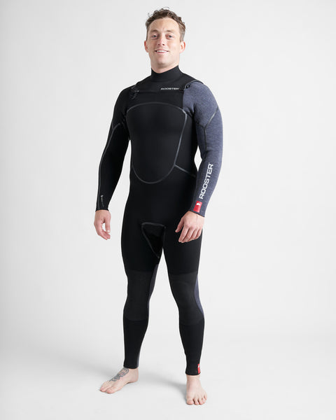 Rooster SuperTherm Steamer Wetsuit, Unisex, Black. 5/4/3mm