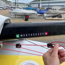 Load image into Gallery viewer, Calibration Sticker - Number Graduated Port/Starboard  (17.5cm x 2cm) - set of 2