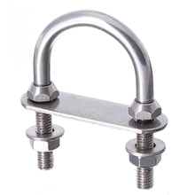 Load image into Gallery viewer, RWO R2962 Shroud U Bolt with nuts/washers - A4 Stainless Steel