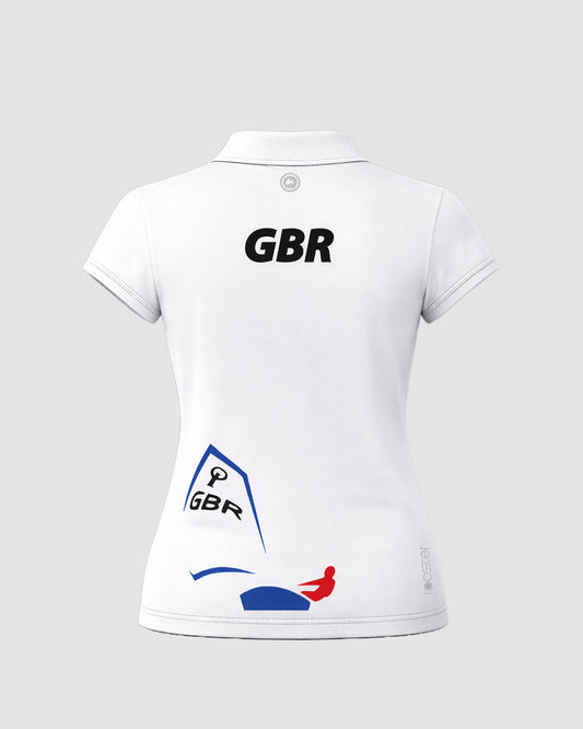 IOCA GBR Team - Womens Tech Polo (White)