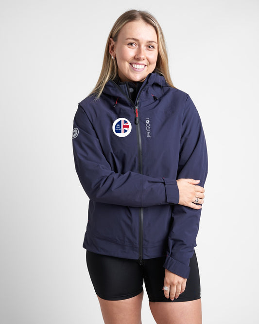 Womens Shoreline Jacket  (Deaf Sailing Custom Printed)