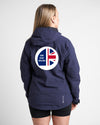 Womens Shoreline Jacket  (Deaf Sailing Custom Printed)
